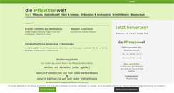 Desktop Screenshot of die-pflanzenwelt.de