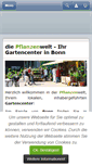 Mobile Screenshot of die-pflanzenwelt.de